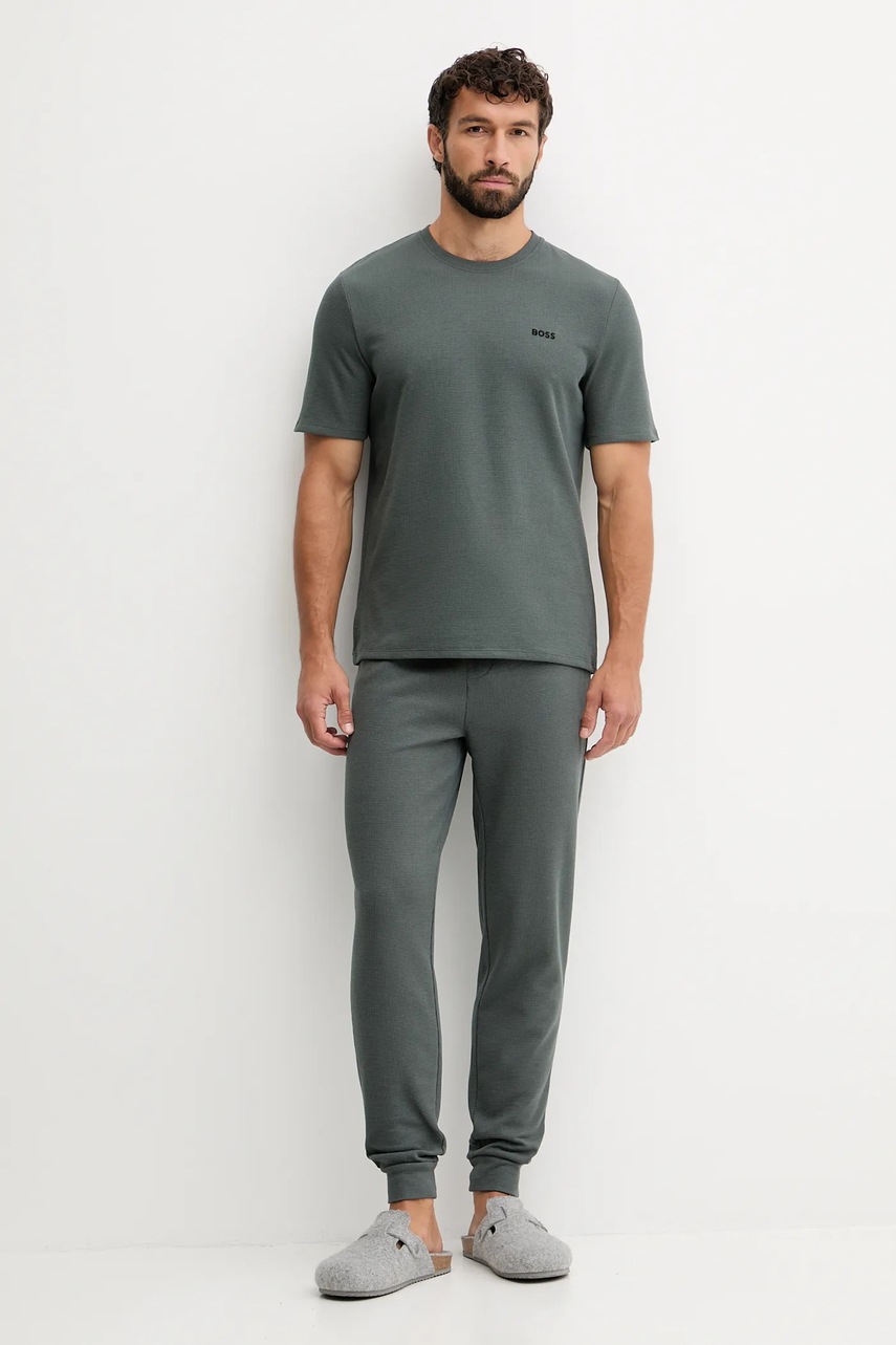 Футболка лаунж BOSS с аппликацией 50535891