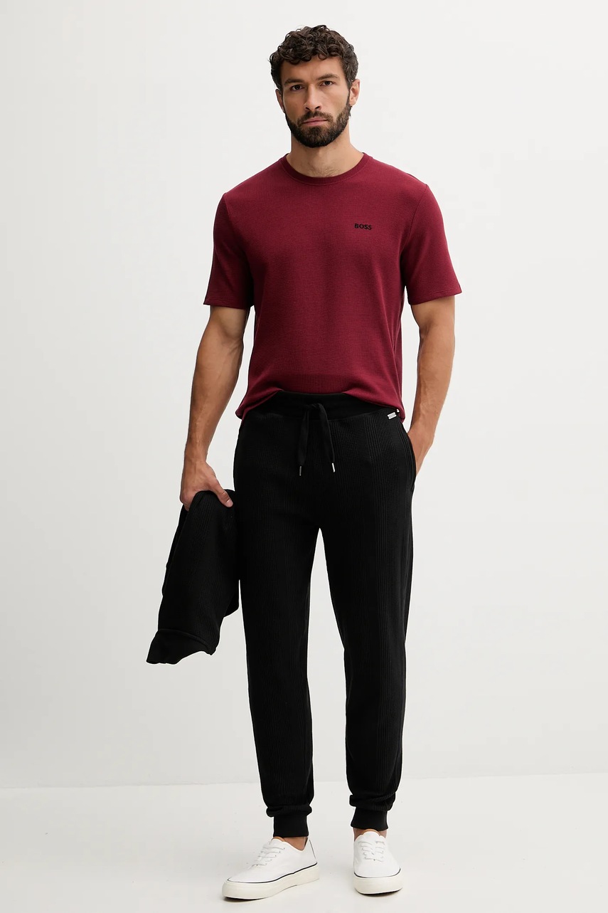 Футболка лаунж BOSS с аппликацией 50535891