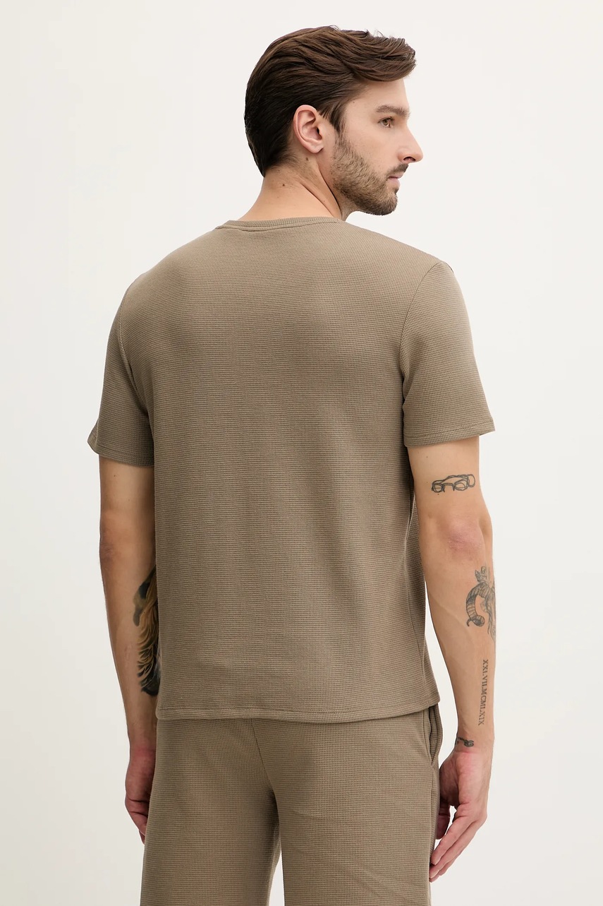 BOSS loungwear tričko pánské Waffle T-Shirt (obrázek 3)