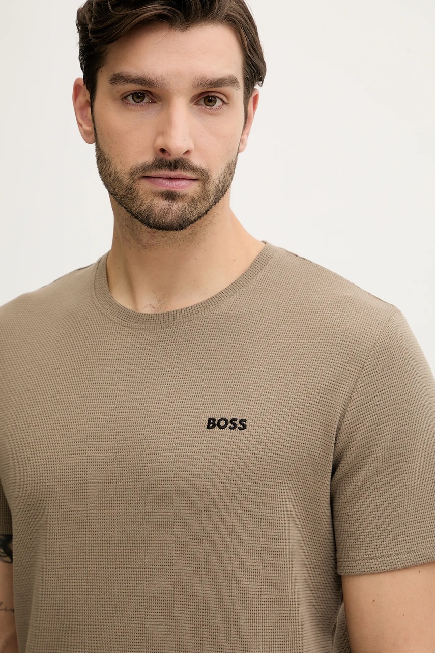 BOSS loungwear tričko pánské Waffle T-Shirt (obrázek 4)