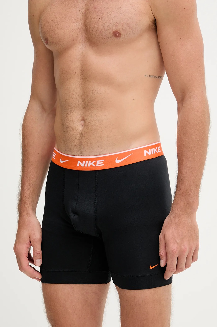 Боксеры Nike 3 шт мужские цвет чёрный 0000KE1007