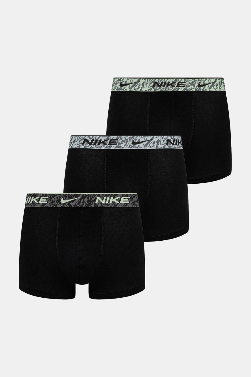 Nike boxeri 3-pack bărbați, culoarea negru, 0000KE1008