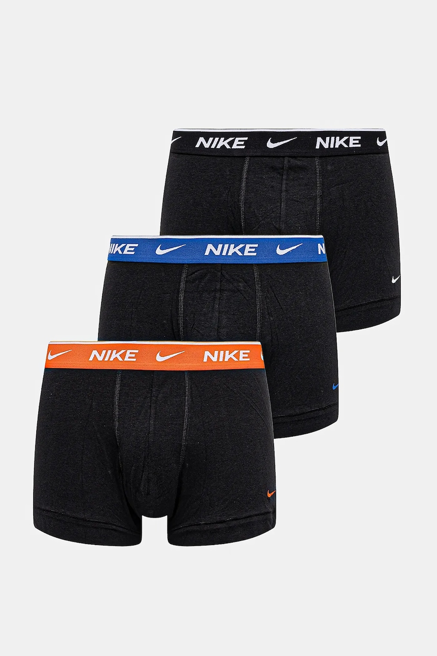Nike boxeri 3-pack bărbați, culoarea negru, 0000KE1008