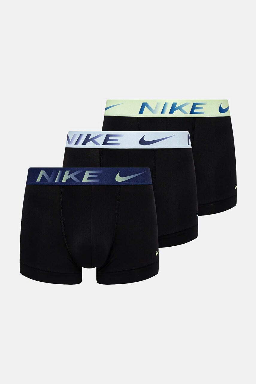 Nike boxeri 3-pack bărbați, culoarea negru, 0000KE1156