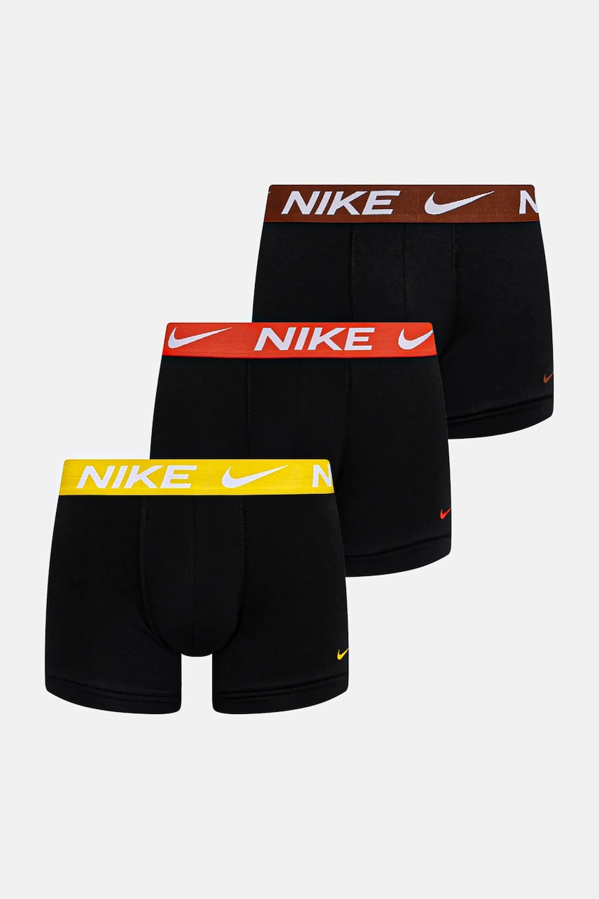 Nike boxeri 3-pack bărbați, culoarea negru, 0000KE1156