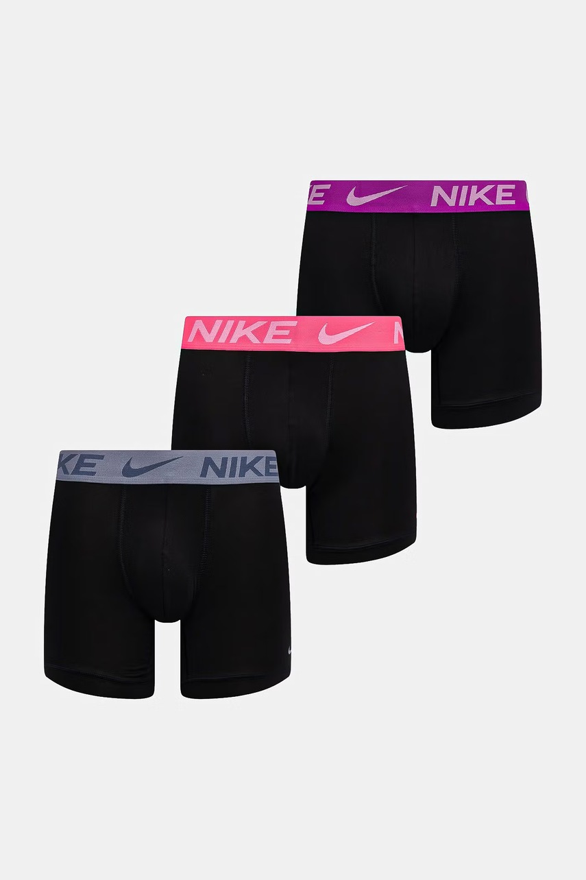 Levně Nike přiléhavé boxerky pánské 3-pack