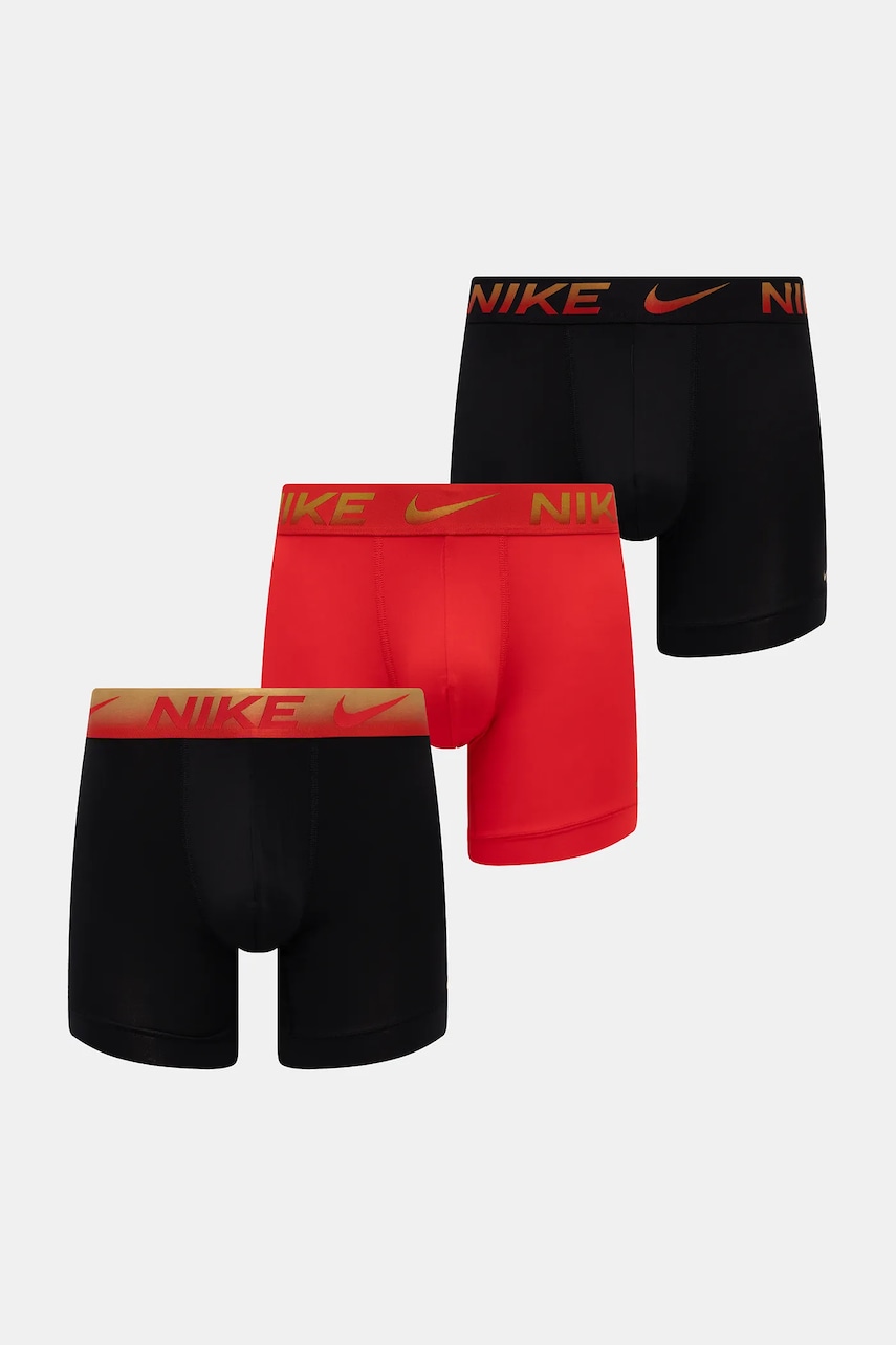 Levně Boxerky Nike 3-pack červená barva, 0000KE1157