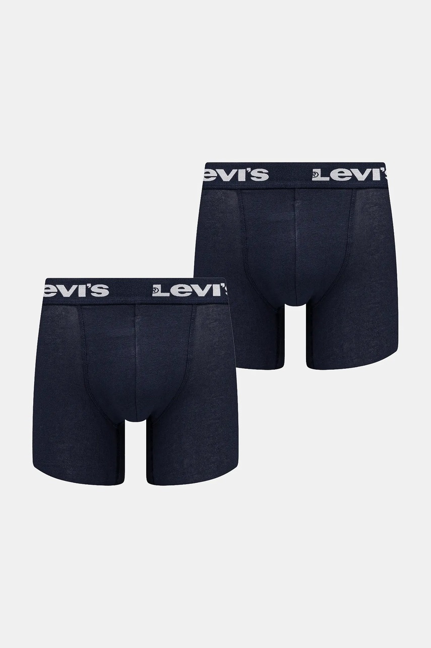 Levi's boxeri 2-pack culoarea bleumarin, 37149-1192