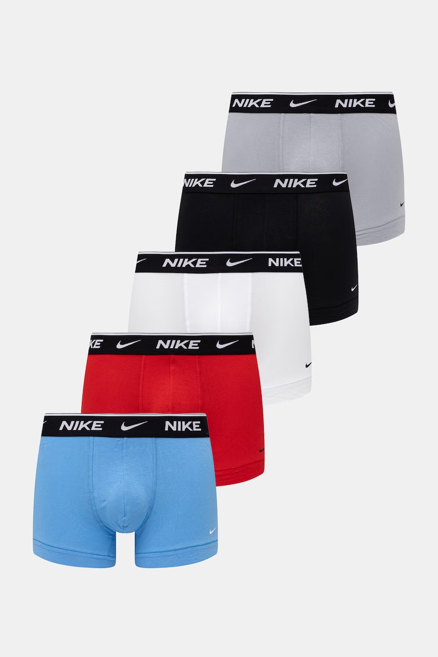 Nike Boxerky pánské bavlněné s elastanem 5-pack