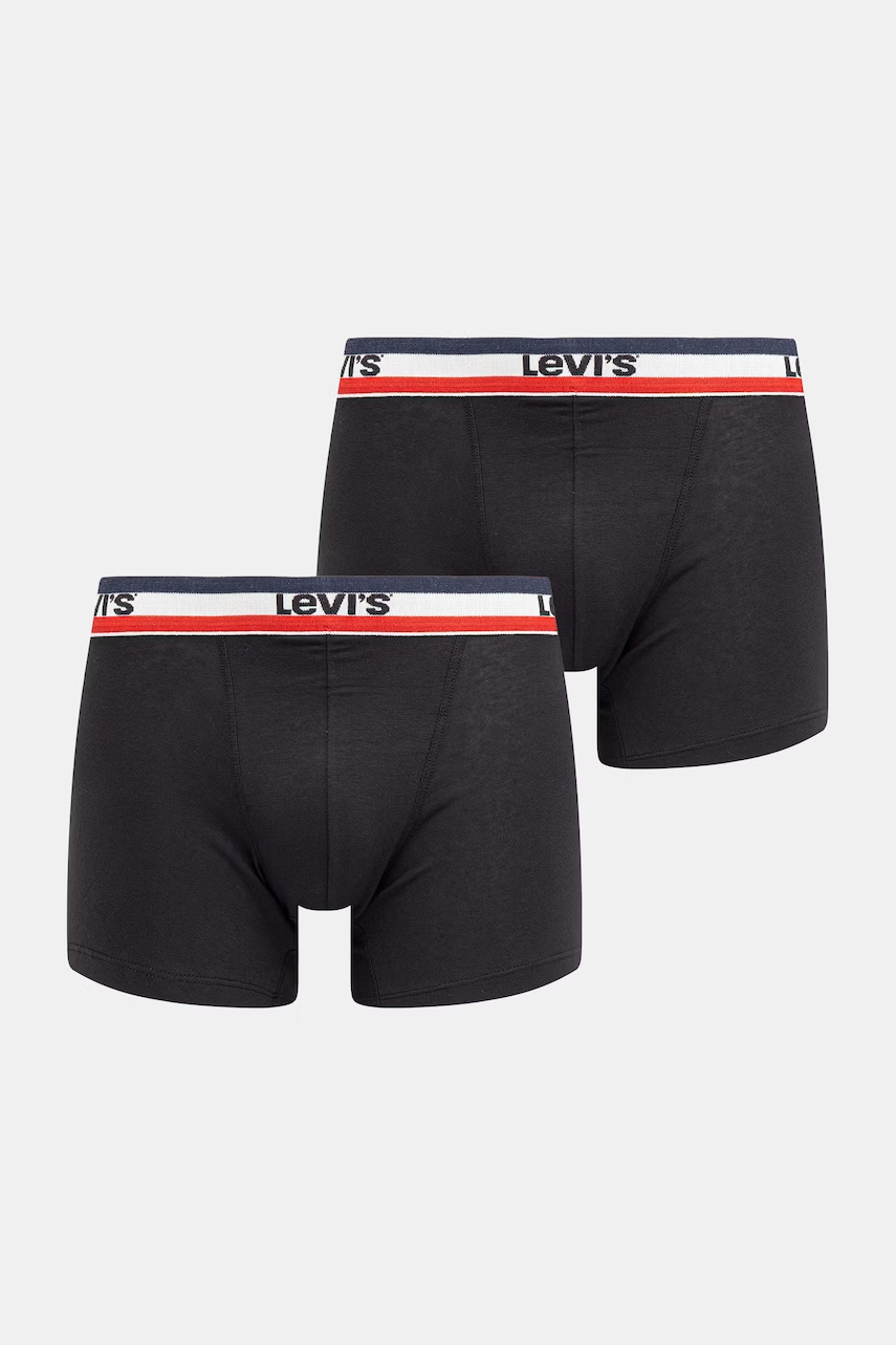 Levi's boxerky pánske bavlnené s elastanom 2-pak