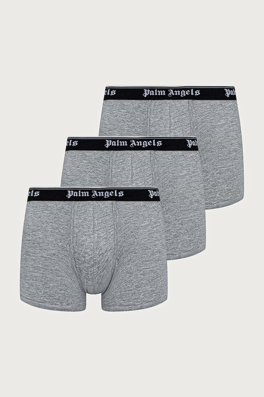 Palm Angels priliehavé boxerky pánske s bavlnou 3-pak