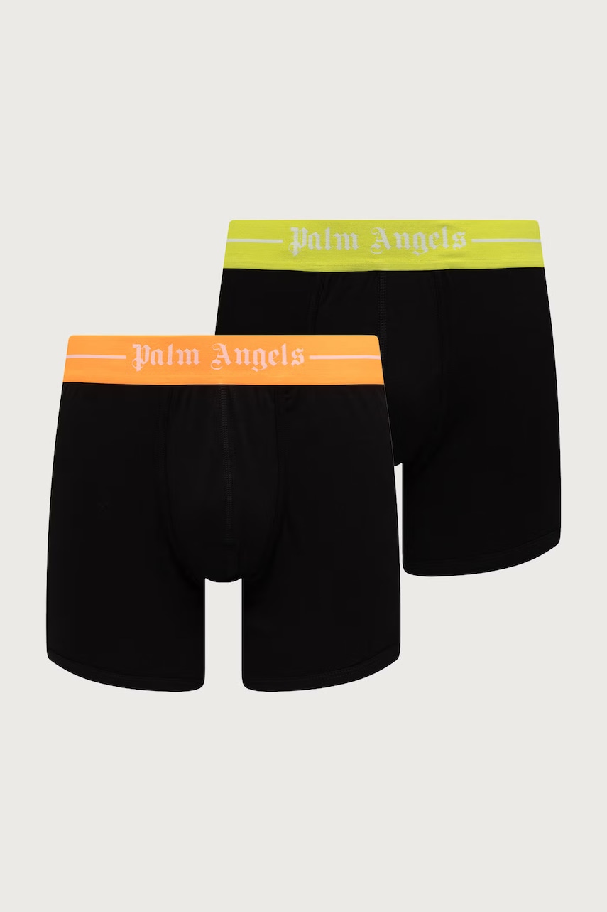 Palm Angels priliehavé boxerky pánske bavlnené s elastanom 2-pak