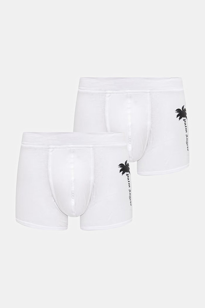 Palm Angels bokserki dopasowane męskie bawełniane z elastanem 2-pack