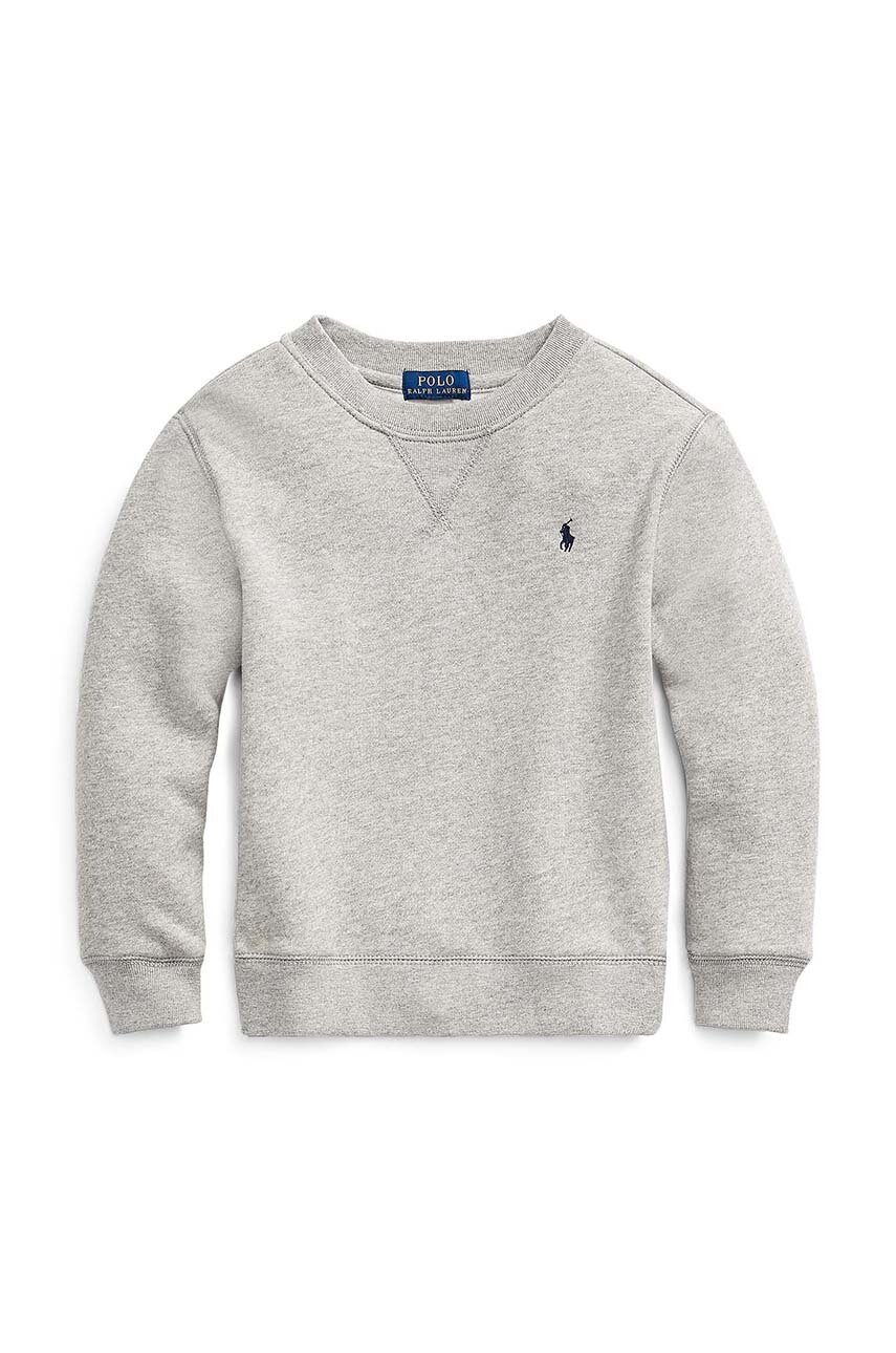 

Детская кофта Polo Ralph Lauren цвет серый гладкая