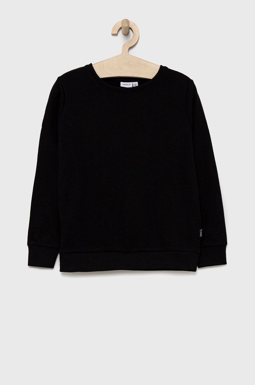 Name it bluza copii culoarea negru, neted 2022 ❤️ Pret Super answear imagine noua 2022