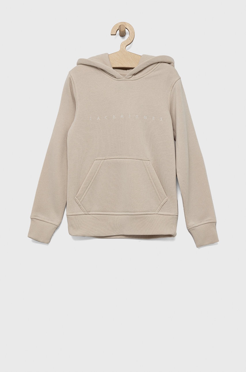 

Детски суичър Jack & Jones в бежово с изчистен дизайн, Бежов