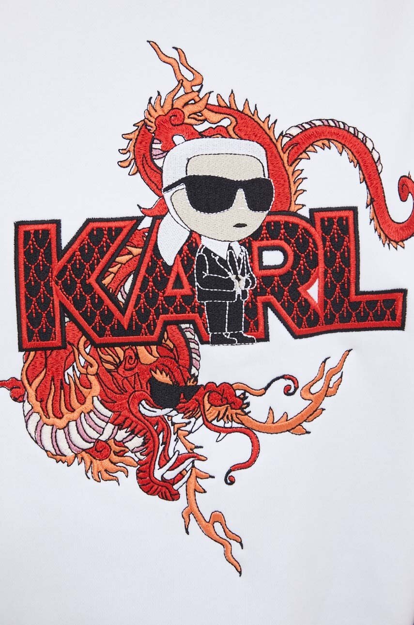 Кофта Karl Lagerfeld жіноча колір білий 