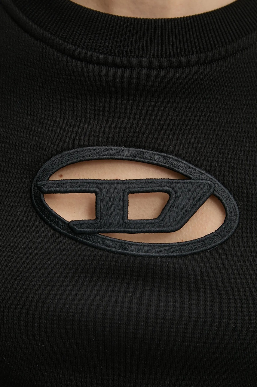 Μπλούζα Diesel F-SLIMMY-OD SWEAT-SHIRT χρώμα: μαύρο, A09931.0GRAC φωτογραφία