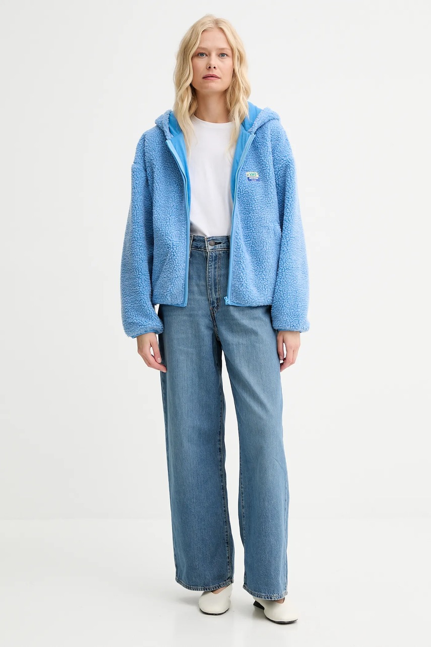 Кофта American Vintage с капюшоном однотонная HOK16E