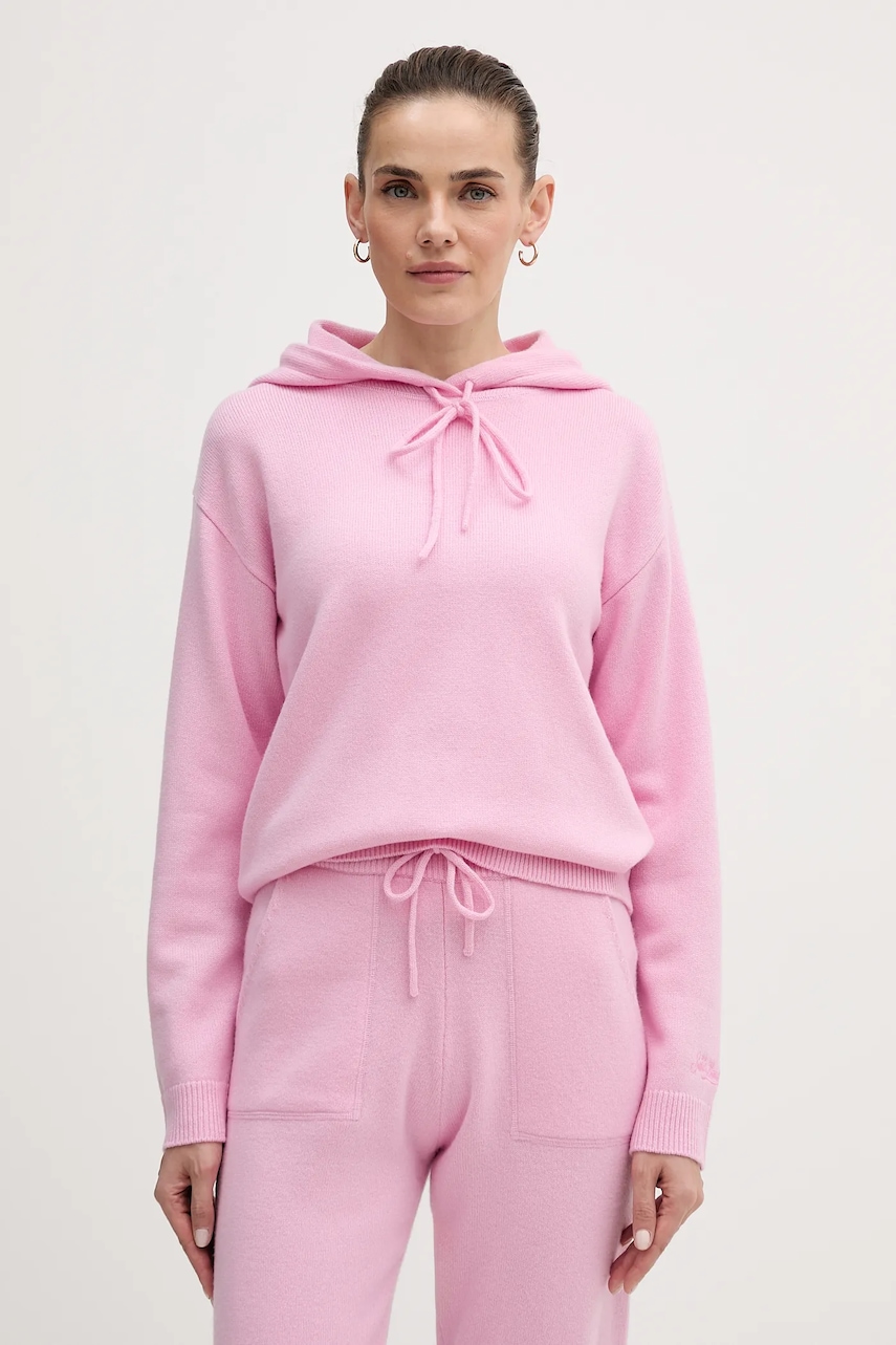 MC2 Saint Barth pulover de lână culoarea roz, ELD004