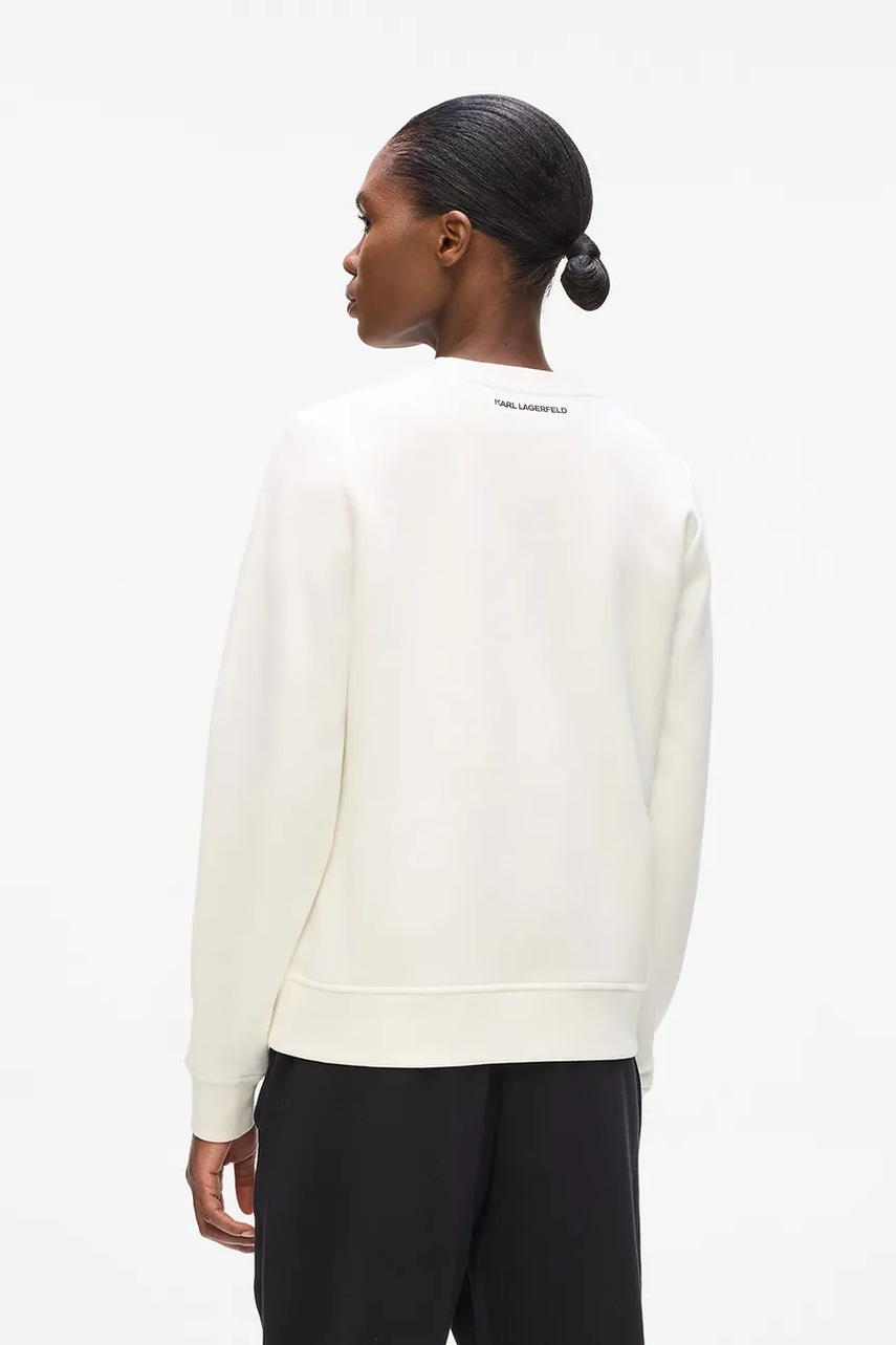 Кофта Karl Lagerfeld цвет бежевый с принтом A4W20043