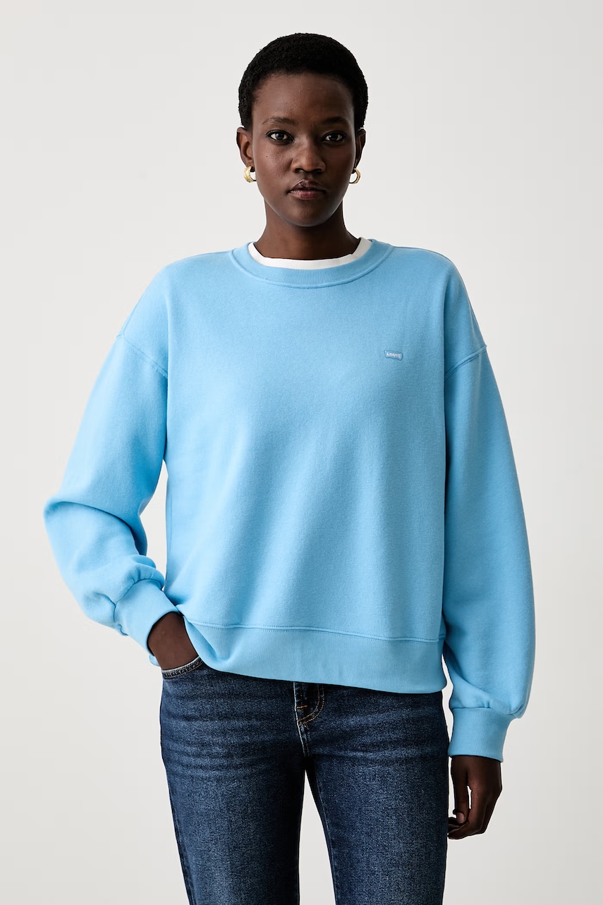 Levi's mikina dámska s bavlnou EVERYDAY CREW