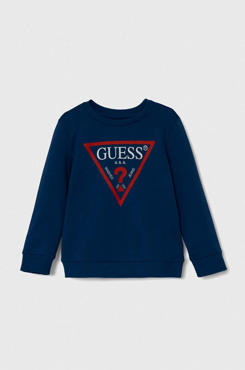 

Детская хлопковая кофта Guess с принтом