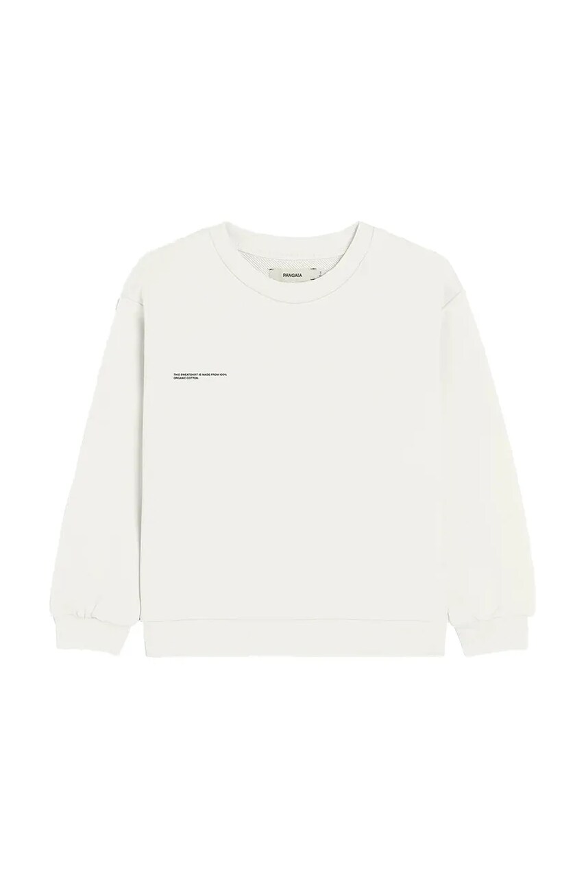 Levně Mikina Pangaia KIDS' 365 MIDWEIGHT SWEATSHIRT bílá barva, 10000279