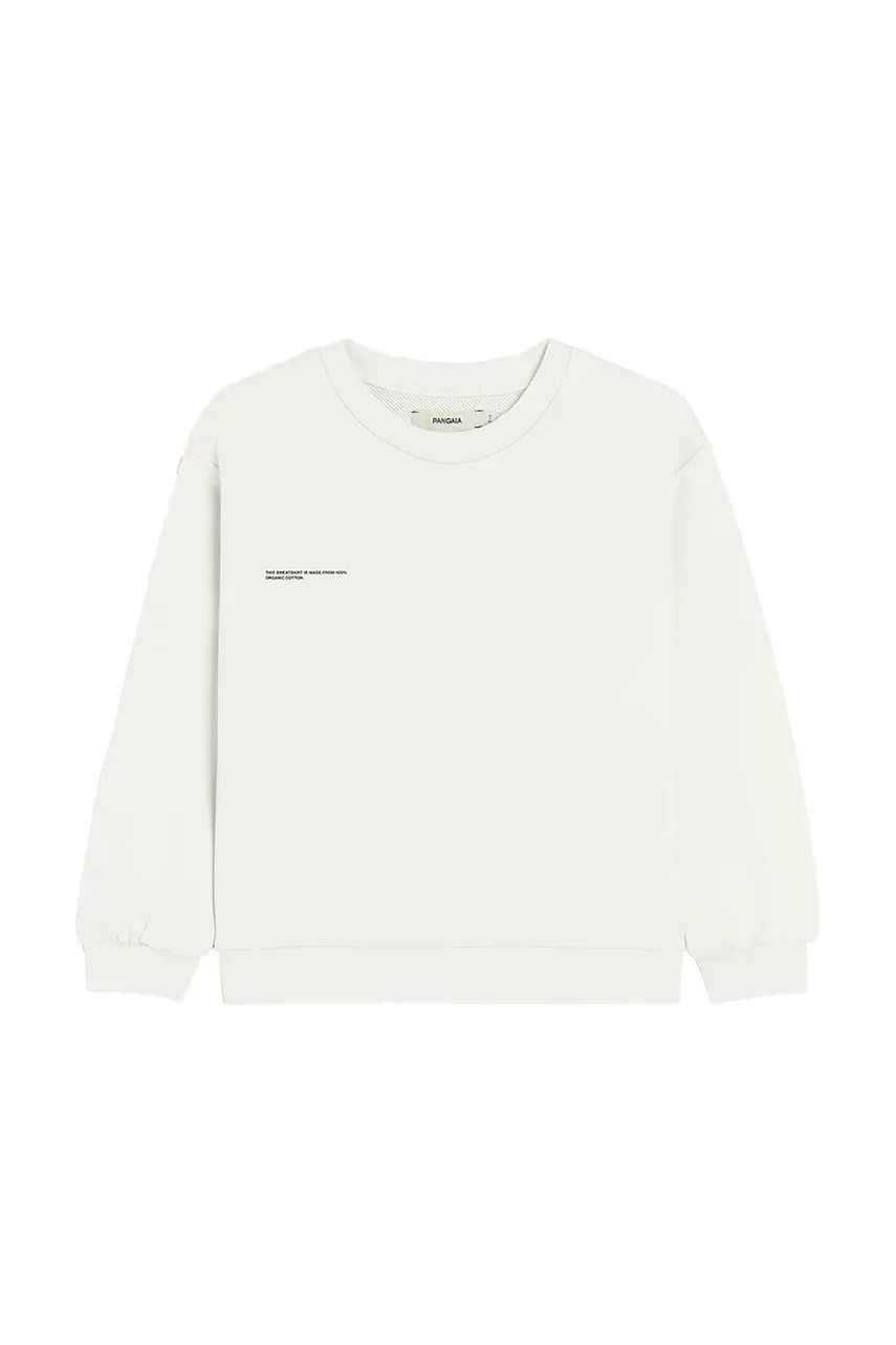 Кофта Pangaia KIDS 365 MIDWEIGHT SWEATSHIRT цвет белый 10000279 Кофта Pangaia KIDS 365 MIDWEIGHT SWEATSHIRT цвет белый 10000279