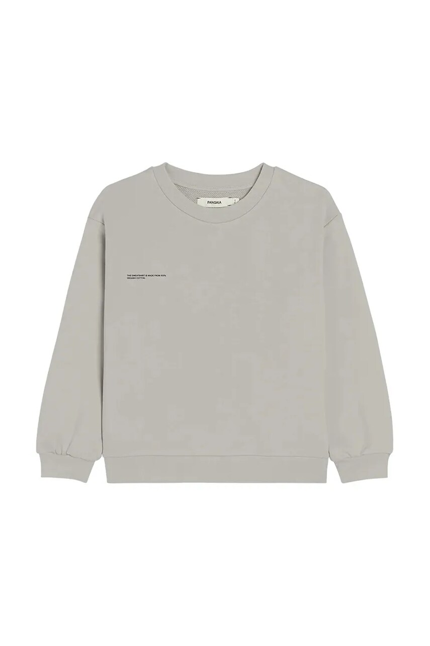 Pangaia bluza KIDS' 365 MIDWEIGHT SWEATSHIRT culoarea bej, 10000279