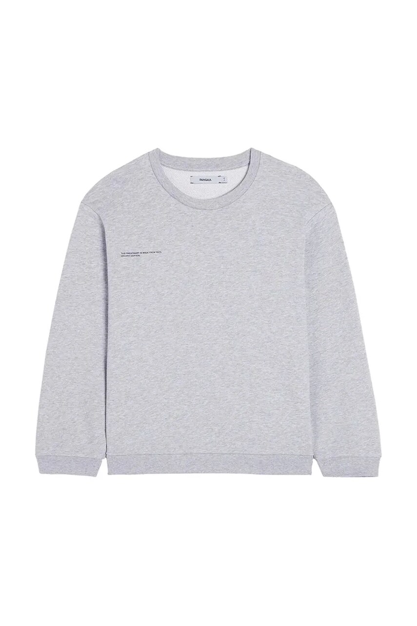 Levně Mikina Pangaia KIDS' 365 MIDWEIGHT SWEATSHIRT šedá barva, 10000279