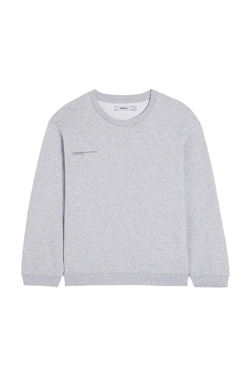 Кофта Pangaia KIDS 365 MIDWEIGHT SWEATSHIRT цвет серый 10000279 Кофта Pangaia KIDS 365 MIDWEIGHT SWEATSHIRT цвет серый 10000279