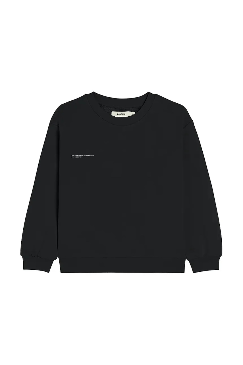 Кофта Pangaia KIDS 365 MIDWEIGHT SWEATSHIRT цвет чёрный 10000279 Кофта Pangaia KIDS 365 MIDWEIGHT SWEATSHIRT цвет чёрный 10000279