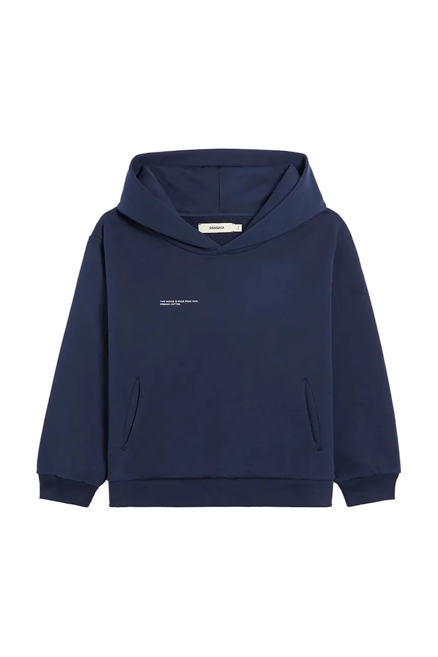 Кофта Pangaia KIDS 365 MIDWEIGHT HOODIE цвет синий с капюшоном 10000428 Кофта Pangaia KIDS 365 MIDWEIGHT HOODIE цвет синий с капюшоном 10000428