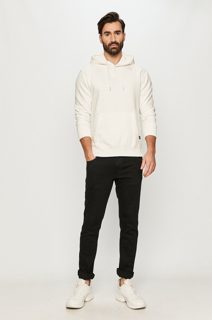 

Кофта Jack & Jones мужская цвет белый гладкая