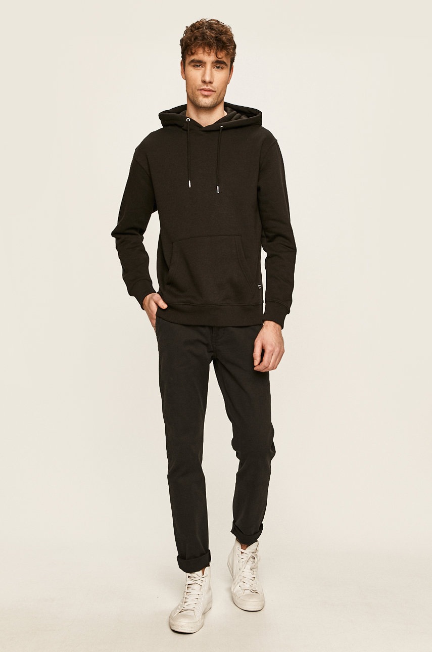 

Кофта Jack & Jones мужская цвет чёрный гладкая