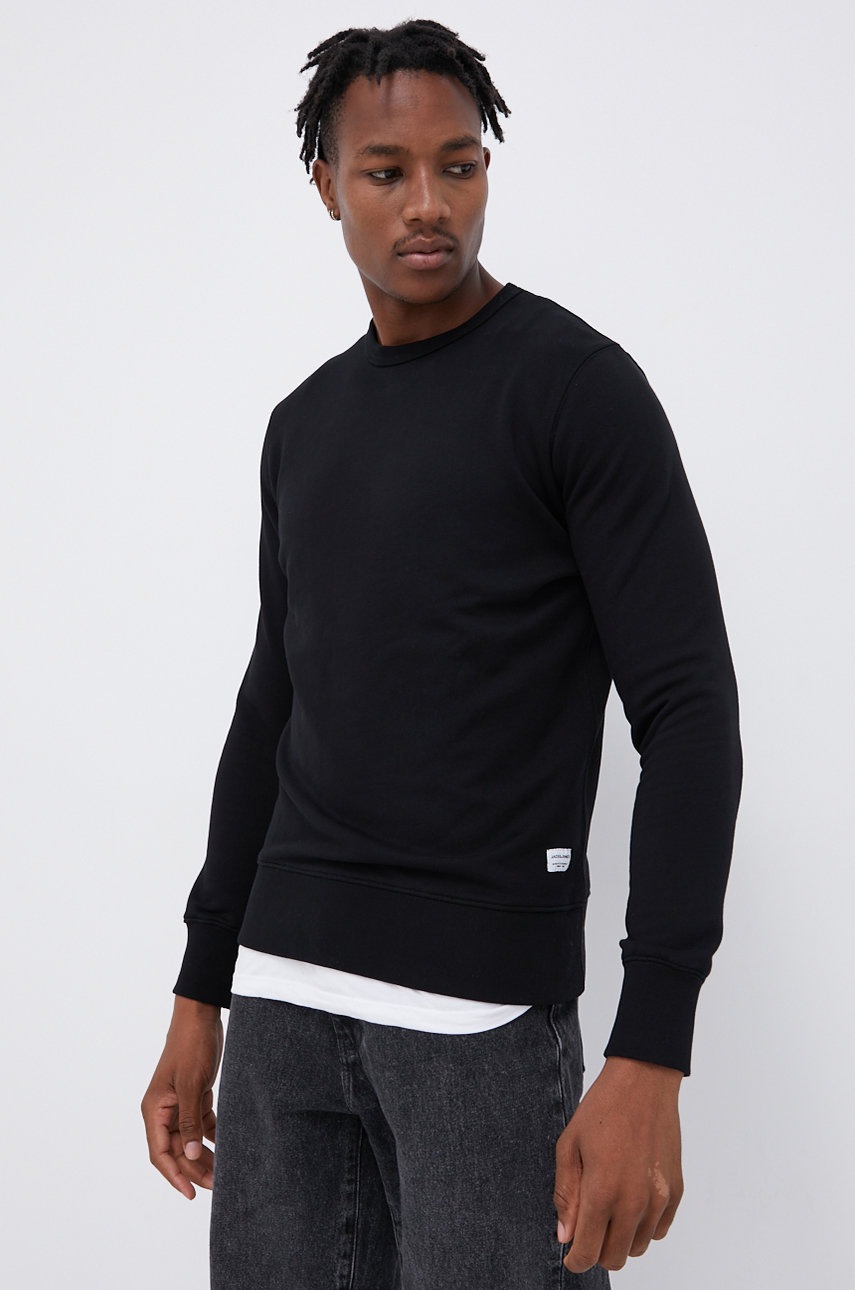

Jack & Jones - Памучен суичър, Черен