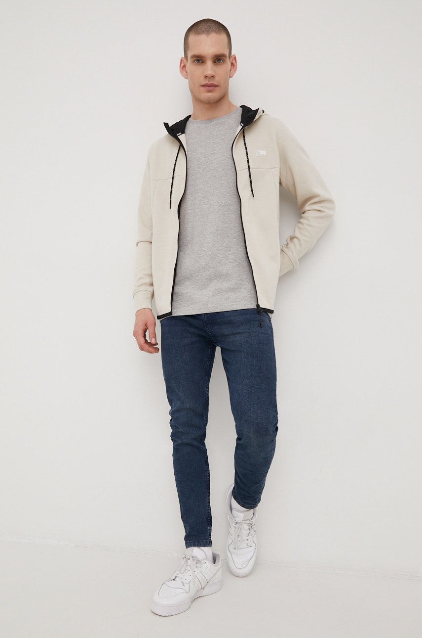

Кофта Jack & Jones чоловіча колір зелений однотонна