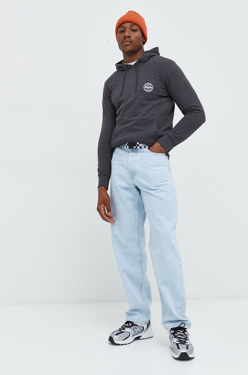 

Кофта Jack & Jones чоловіча колір сірий однотонна