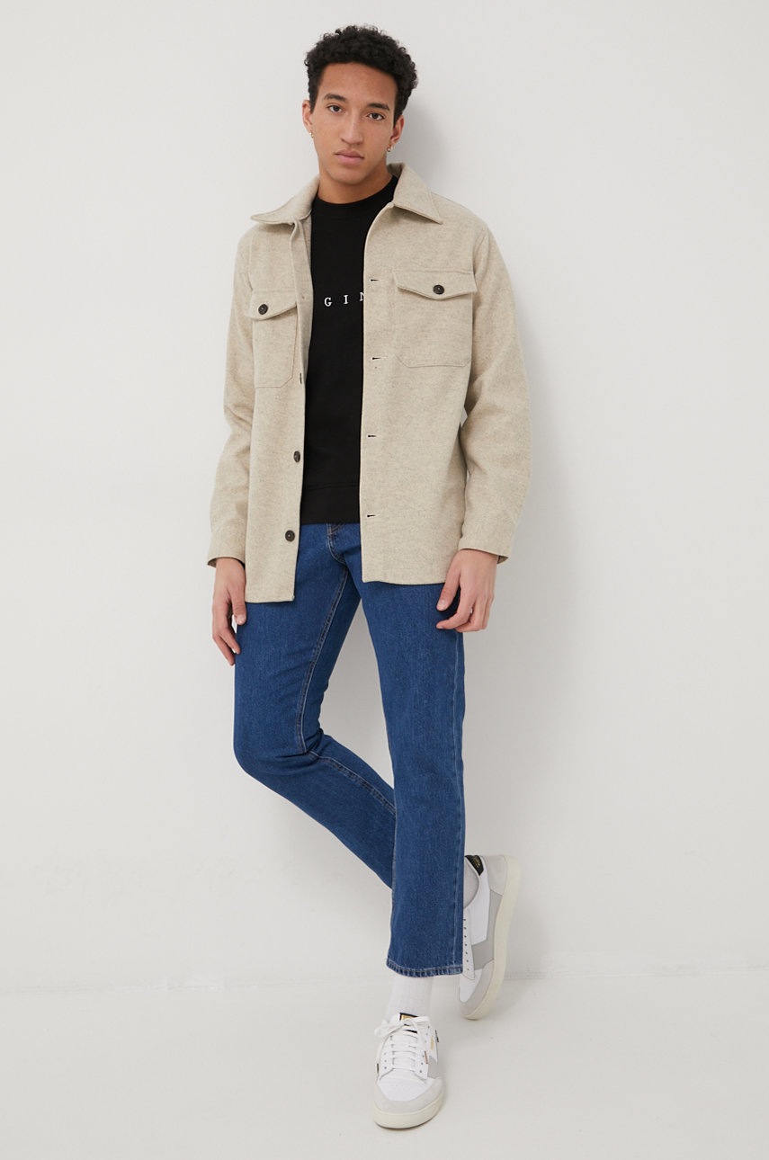 

Кофта Jack & Jones мужская цвет чёрный с аппликацией