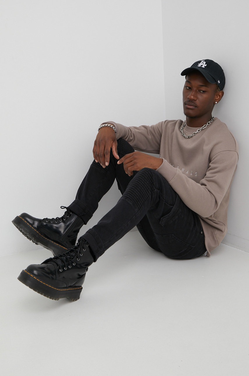 

Суичър Jack & Jones мъжка в бежово с апликация, Бежов