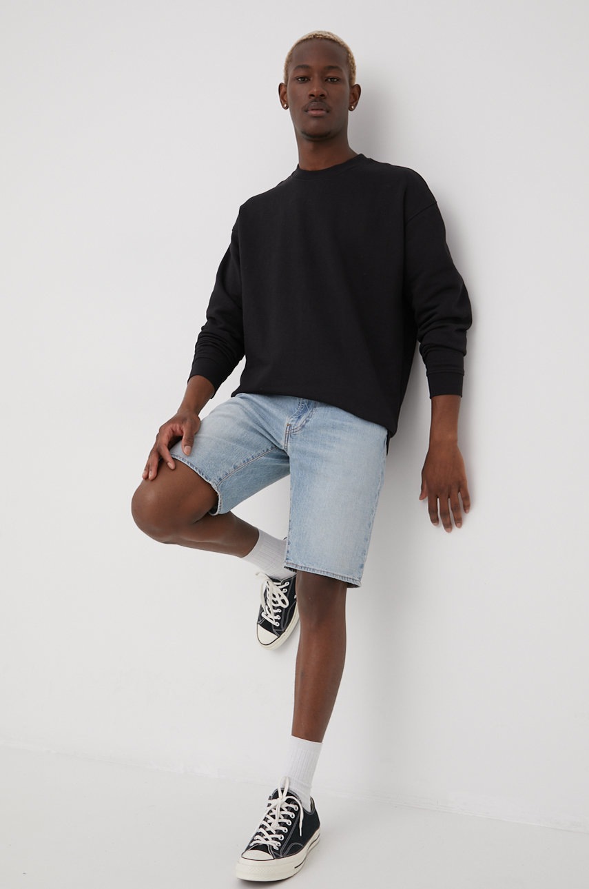 

Кофта Jack & Jones чоловіча колір чорний однотонна