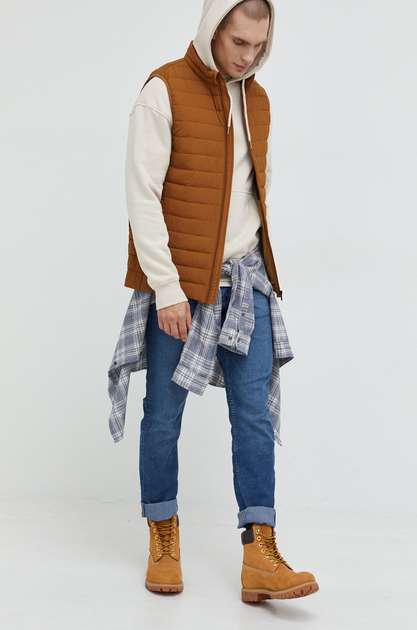 

Кофта Jack & Jones чоловіча колір бежевий з аплікацією