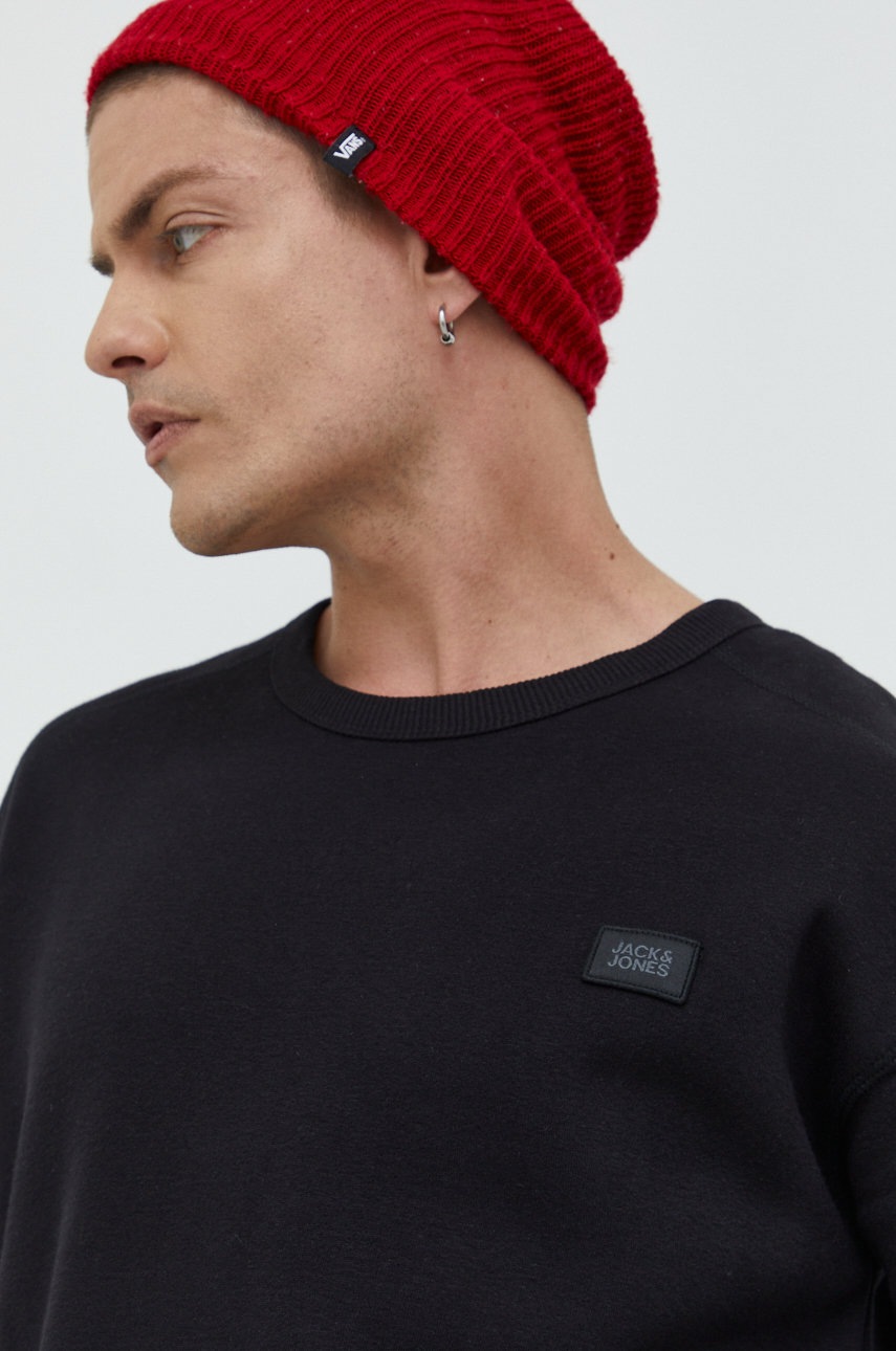 

Суичър Jack & Jones в черно с изчистен дизайн, Черен
