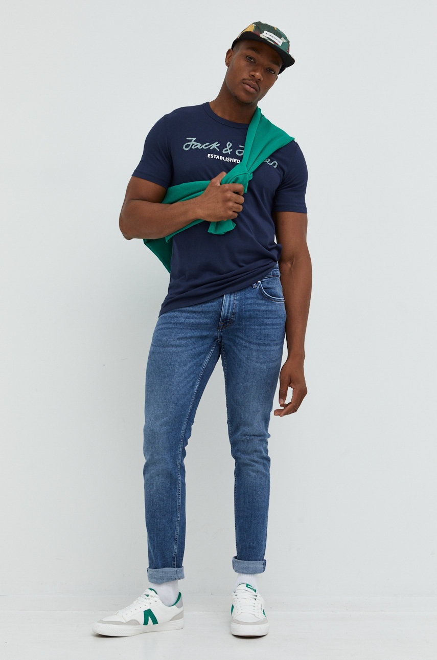 

Кофта Jack & Jones Jorbrink чоловіча колір зелений однотонна