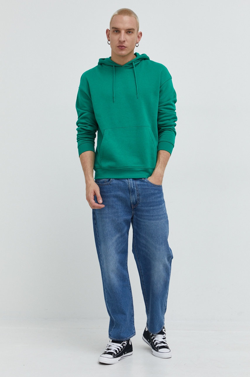

Кофта Jack & Jones Jorbrink мужская цвет зелёный однотонная