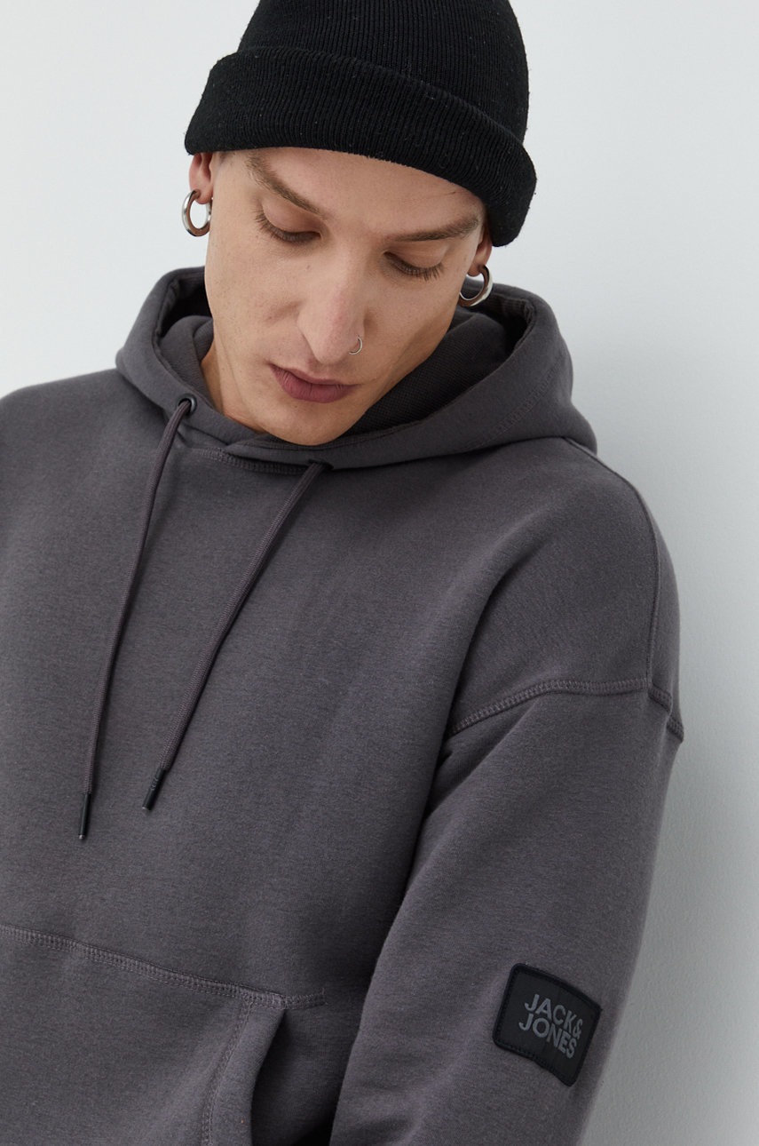 

Суичър Jack & Jones Jcoclassic в сиво с изчистен дизайн, Сив