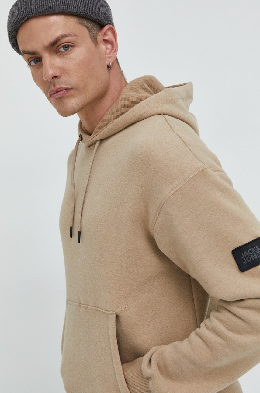 

Суичър Jack & Jones Jcoclassic в бежово с изчистен дизайн, Бежов