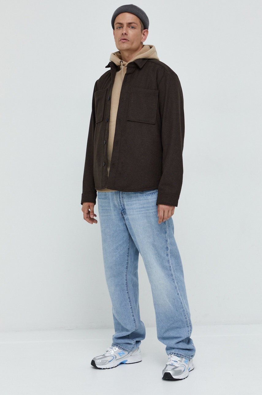 

Кофта Jack & Jones Jcoclassic мужская цвет бежевый однотонная