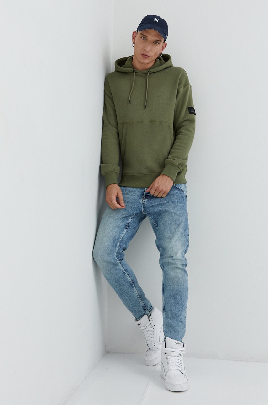 

Кофта Jack & Jones Jcoclassic мужская цвет зелёный однотонная